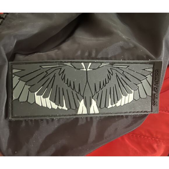 NWOT Marcelo Burlon County of Milan Windbreaker Italy Small Men’s - Picture 3 of 7